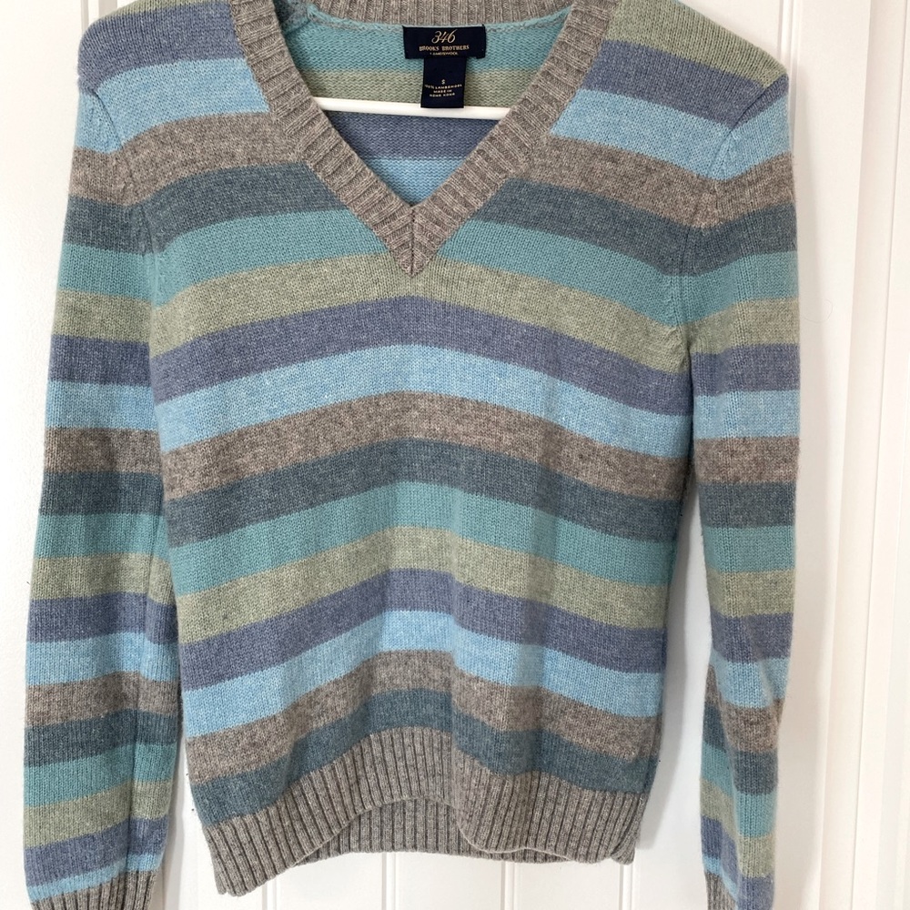 Womens Brooks Brothers 346 Lambswool sweater size small